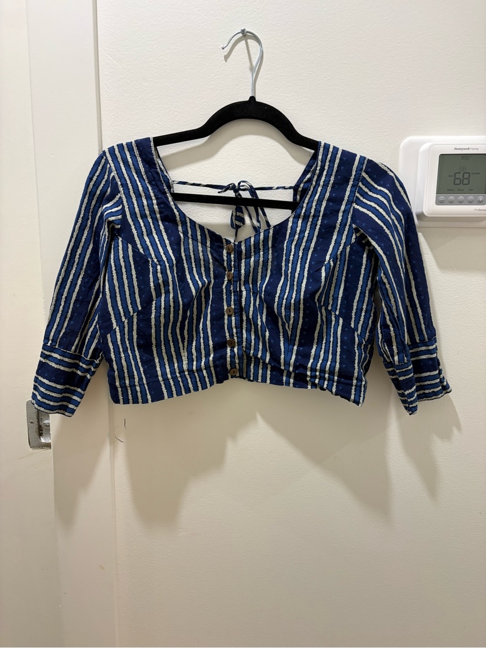 HANDMADE | 2 PC SET - Indigo Blue Printed Cotton Set - Picture 3 of 8